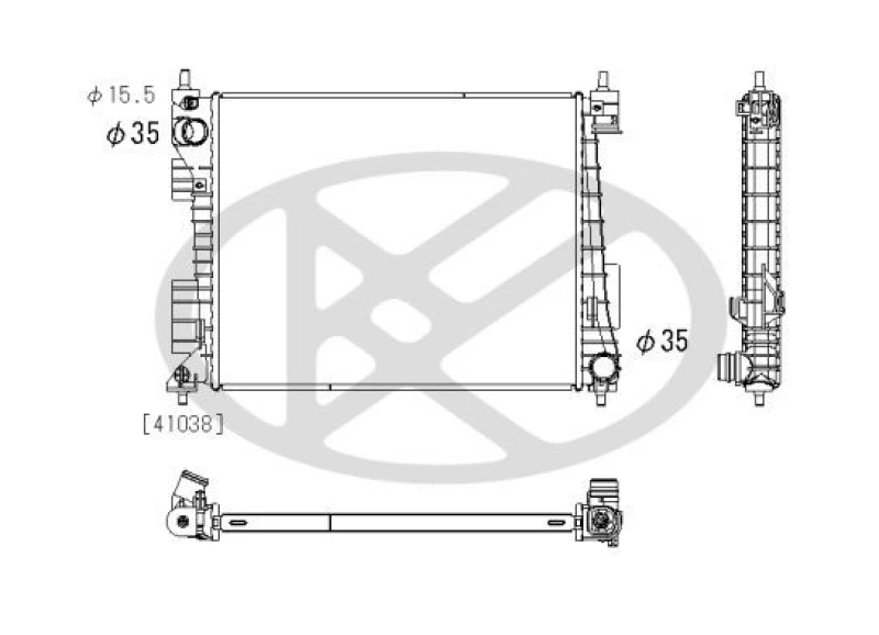 Image of KOYORAD Engine radiator KOYORAD PL813920