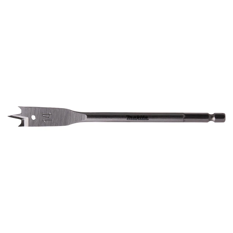 Image of Makita 1/4" Hex Shank Flat Wood Drill Bit E-17217 Diameter: 14mm