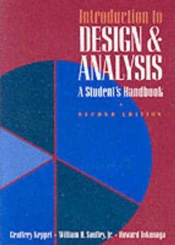 Image of Introduction to Design and Analysis by Geoffrey Keppel and W.H Saufley and William H. Paperback