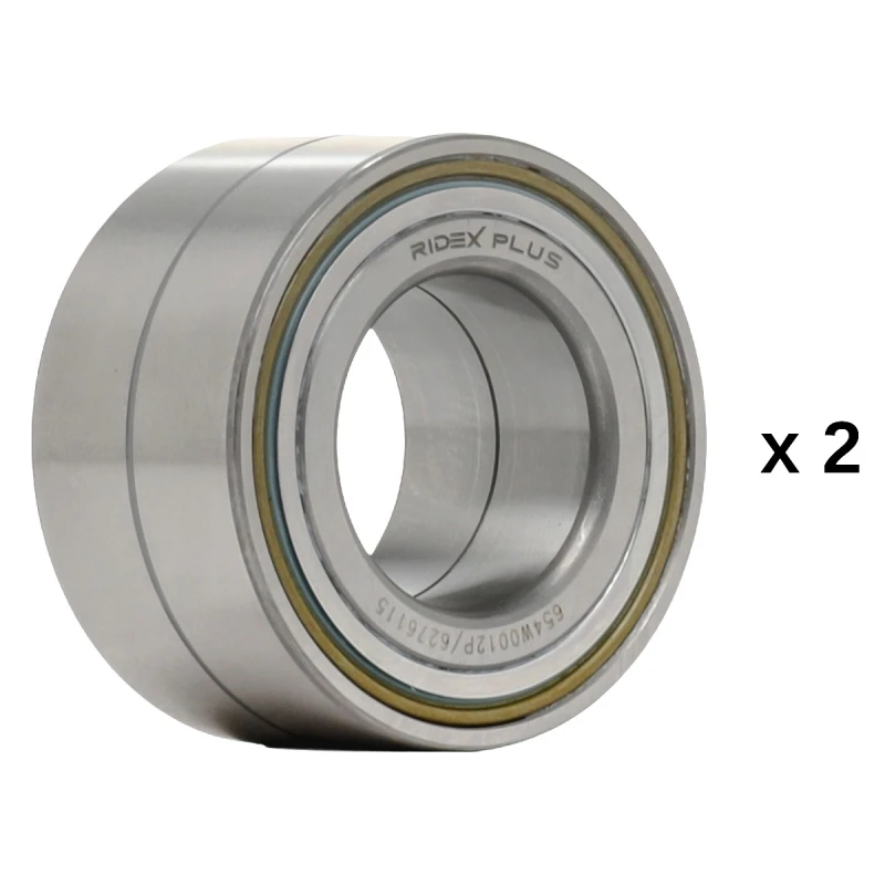 Image of RIDEX PLUS 654W1047P Wheel bearing kit Front axle both sides, Contains two wheel bearing sets Wheel Bearing Kit (654)