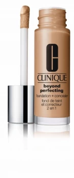 Image of Clinique Beyond Perfecting 2 in 1 Foundation and Concealer Nutty