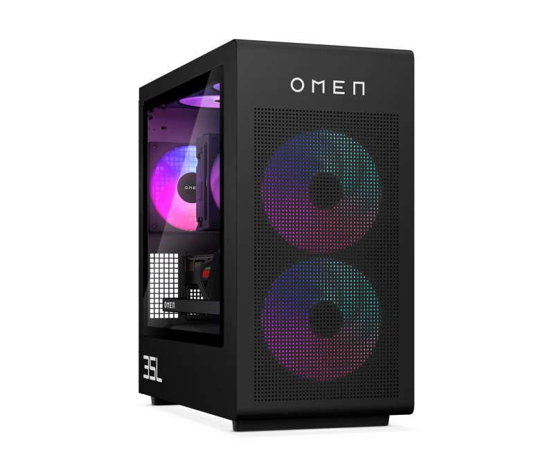 Image of HP OMEN 35L Gaming Desktop GT16-1401na PC AMD Ryzen 7 9800X3D 128GB