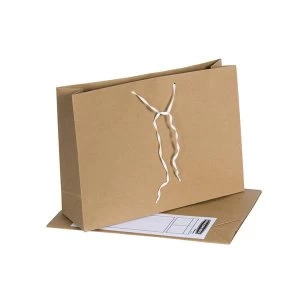 image of Bankers Box By Fellowes A4Foolscap Basics Storage Bag File Buff 1 x Pack of 25 Bag Files