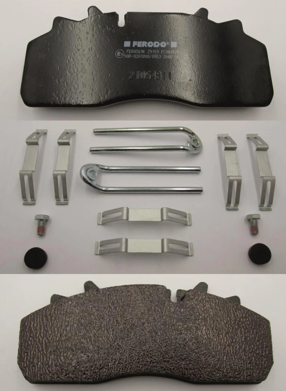 Image of Brake pad set FERODO FCV4043B