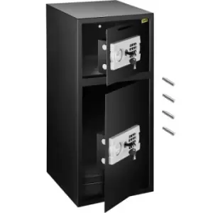 Image of VEVOR 33" Digital Double Door Safe Gun Safes Cash Office Security Lock Larger 2.6 Cubic Feet Digital Safe Box for Money Gun Jewelry