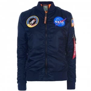 Alpha Industries NASA MA1 Bomber Jacket - Rep Blue 07