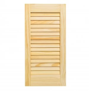 Image of Wickes Internal Closed Louvre Door Pine 610 x 305mm