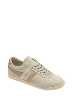 Image of 'Bullet Mirror Trident' Suede Lace-Up Trainers