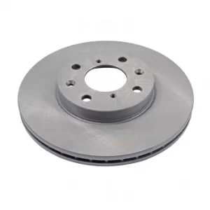 Image of Pair of Brake Discs 28435 by Febi Bilstein Front Axle