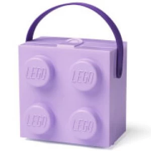 Image of LEGO Lunch Box with Handle - Lavender