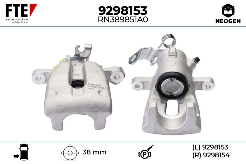 Image of Brake caliper FTE 9298153