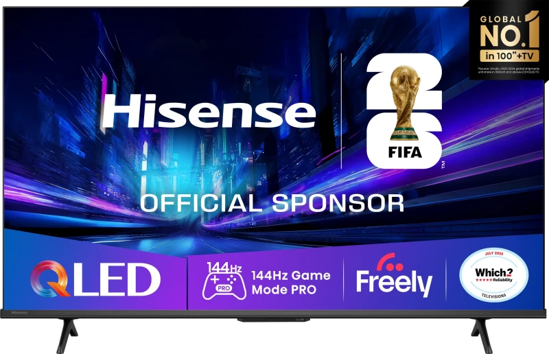 Image of Hisense 50" 50E78QTUK PRO Smart 4K Ultra HD HDR Mini LED TV