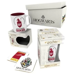 image of Harry Potter - Quidditch (Mug & Glass & 2 Coasters) Gift Set