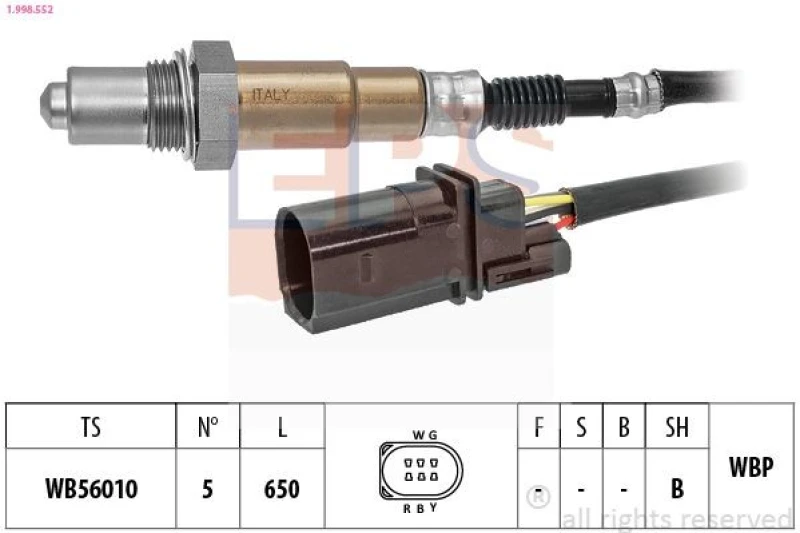 Image of EPS Lambda sensor EPS 1.998.552