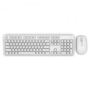 Image of KM636 Wireless White Keyboard and Mouse