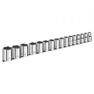Image of Expert by Facom 16 Piece 1/2" Drive Hex Socket Set Metric 1/2"