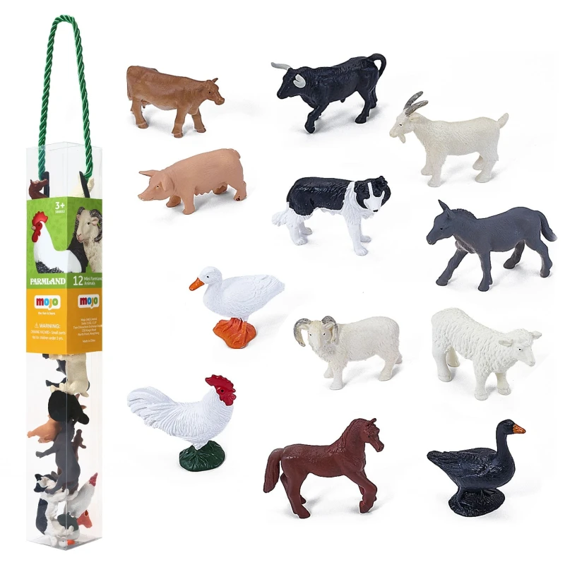 Image of Farmland Mini Animals - Pack of 12