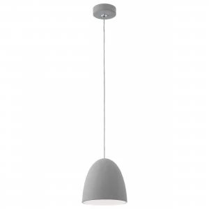 image of EGLO ES/E27 Razoni White Satin Glass Pendant Light 60W - 92521