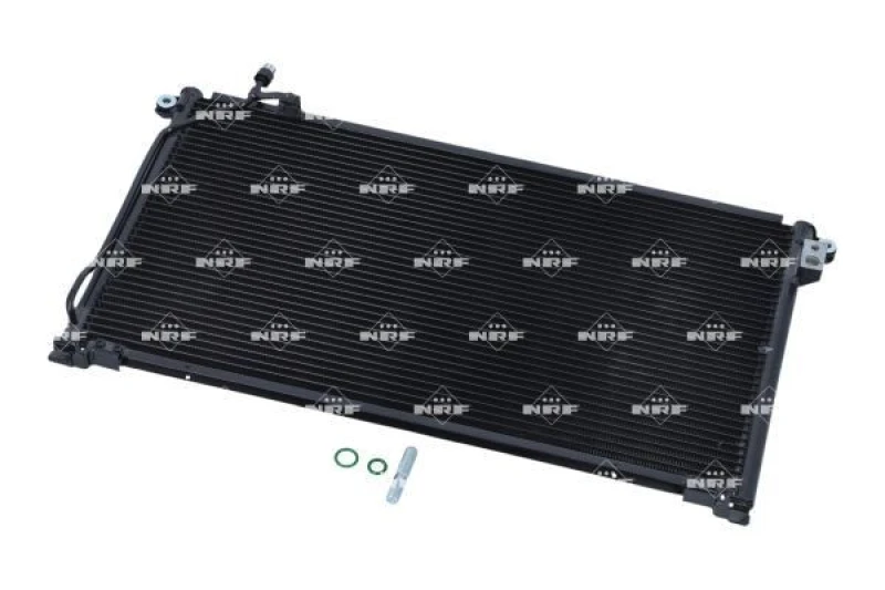 Image of NRF 35374 Condenser EASY FIT with seal ring, with nitrogen filling Aluminium Condenser,air conditioning (448)