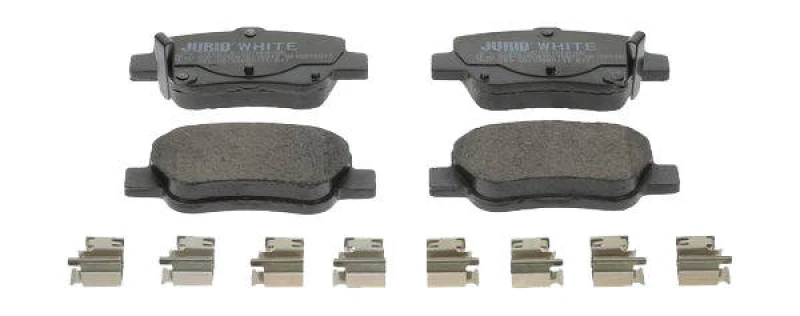 Image of JURID 572627JC Brake pad set with acoustic wear warning, PREMIER Ceramic Brake Pad Set,disc brake (402)