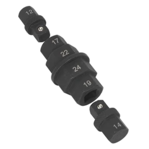 Image of Sealey MS008 Motorcycle Spindle Tool 17, 19, 22 & 24mm