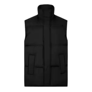 Image of STAND Zola Oversized Puffer Gilet - Black