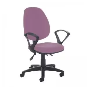 Image of Jota high back asynchro operators chair with fixed arms - Bridgetown