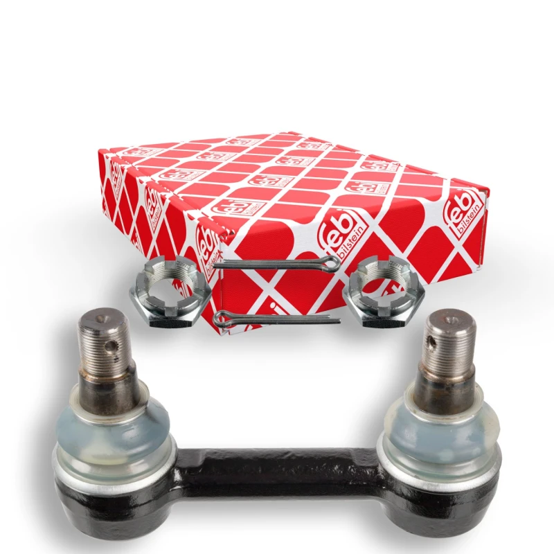 Image of FEBI BILSTEIN 104928 Anti-roll bar link ProKit Rear Axle Right, with crown nut Link Stabiliser (3229)