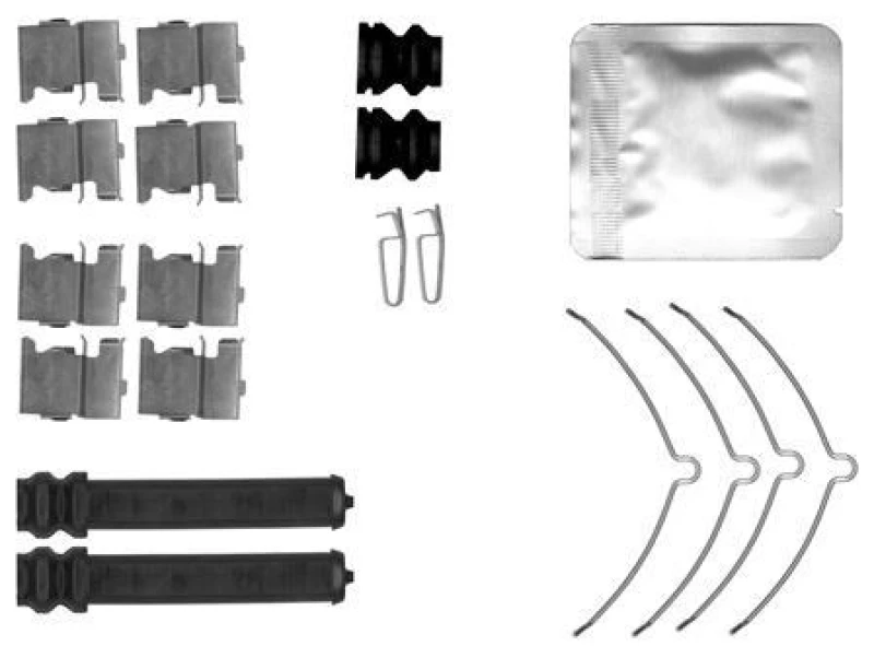 Image of Brake pad fitting kit TEXTAR 82561300