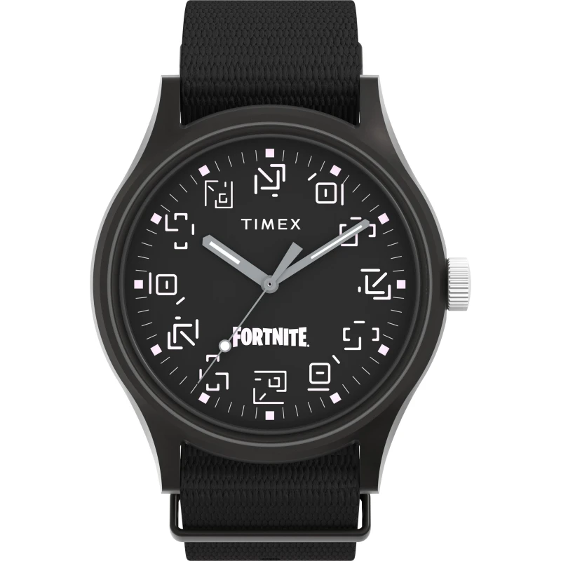 Image of Timex Mens Lab Collab Quartz Analogue Watch Black male 40mm