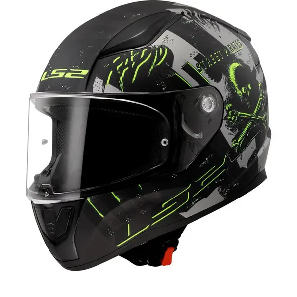 Image of LS2 FF353 Rapid II Pirates M.Titanium 06 Full Face Helmet Size XS