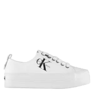 Calvin Klein Jeans Zolah Flatform Trainers - White