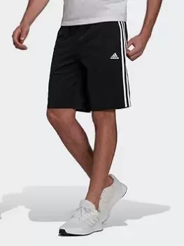 image of adidas Essentials Warm-up 3-stripes Shorts, Black/White Size M Men