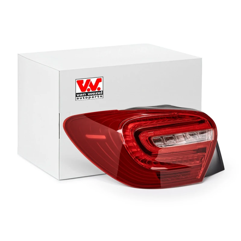 Image of VAN WEZEL 3019925 Rear light with bulb holder, Left Combination Rearlight (391)