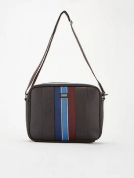 Image of Ted Baker Mister Webbing Dispatch Bag - Brown, Men