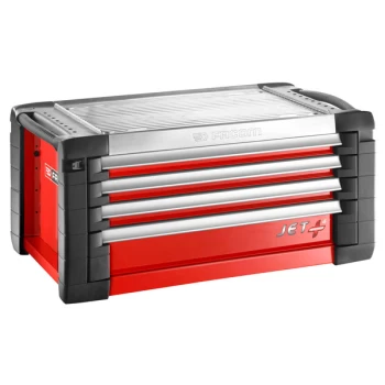 Image of Facom JET.C4M4 Jet+ 4 Drawer Chest - 4 Modules Per Drawer - Red