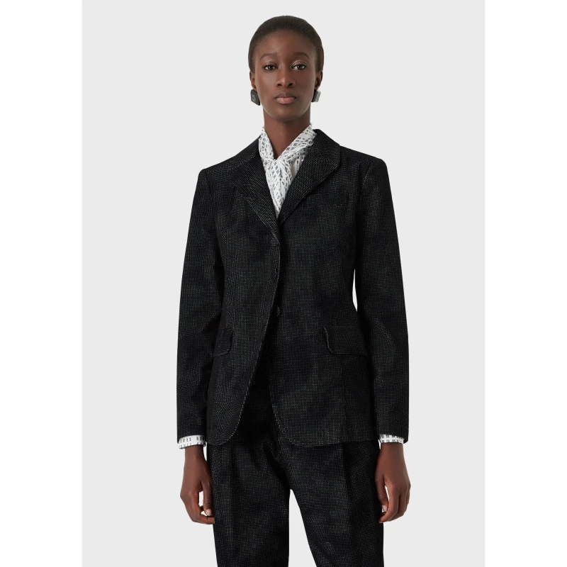 Image of Emporio Armani Emporio Ch Fbrc Jkt - Blue Blue 6