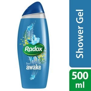 image of Radox Feel Awake For Him 2in1 Shower Gel 500ml