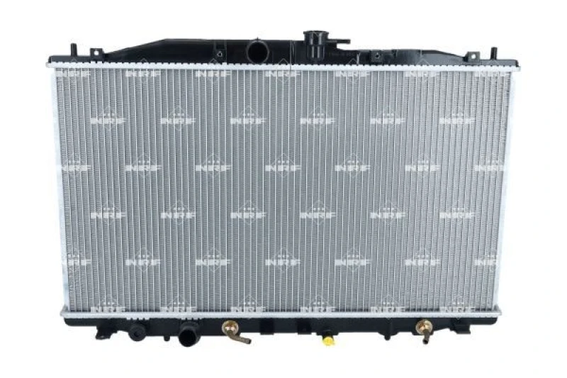 Image of NRF 53393 Engine radiator EASY FIT Brazed cooling fins, Aluminium, with pipe Aluminium Radiator,engine cooling (470)