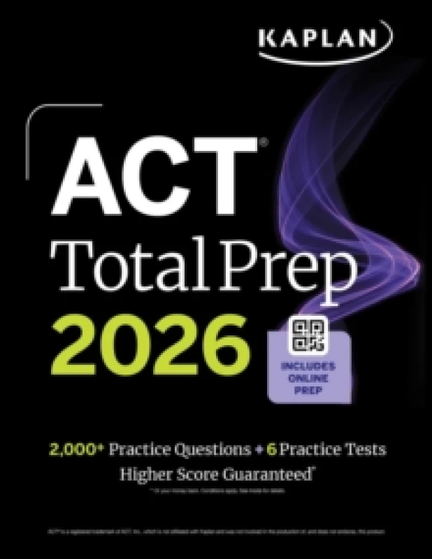 Image of ACT Total Prep 2026: Includes 6 Full Length Tests, 2,000+ Practice Questions + Online Access to a 500+ Question Bank & Video Tutorials Paperback / sof