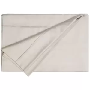 Image of Belledorm - 200 Thread Count Egyptian Cotton Flat Sheet (King/Superking) (Oyster) - Oyster