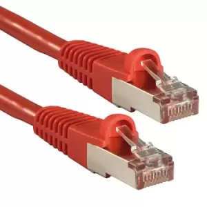 Image of Lindy Cat.6 S/FTP 0.5m networking cable Red Cat6 S/FTP (S-STP)