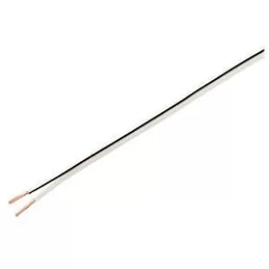 Image of Labgear Clear 2.2mm 2 Core 42 Strand Copper Screened Figure of 8 Twin Speaker Audio Surround Sound Car Cable 19806HS - 1 Meter