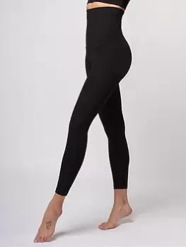 image of TLC Sport Performance Tlc Sport High Tummy Control Extra Strong Compression Full Length Leggings - Black, Leg 32, Black, Size L, Inside Leg 32, Women