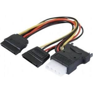 Image of Aten 147557 SATA cable 0.3 m SATA 15-pin Assorted colours Black