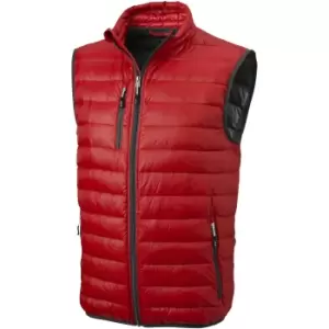 image of Elevate Mens Fairview Light Down Bodywarmer (XL) (Red)