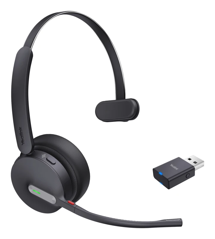 Image of Yealink WH64 Hybrid Mono UC Headset Wireless Head-band Office/Call cen