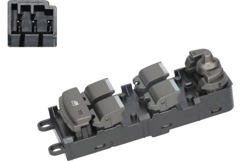 Image of Alfa e-Parts AF00414 Switch, window winder Driver side Thermoplast Switch,window winder (1761)