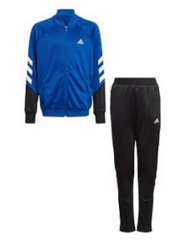 adidas Boys Junior XFG Tracksuit - Blue, Size 5-6 Years