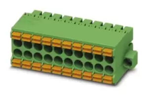 image of Phoenix Contact Dfmc 1,5/ 7-Stf-3,5 Terminal Block, Pluggable, 7Pos, 16Awg